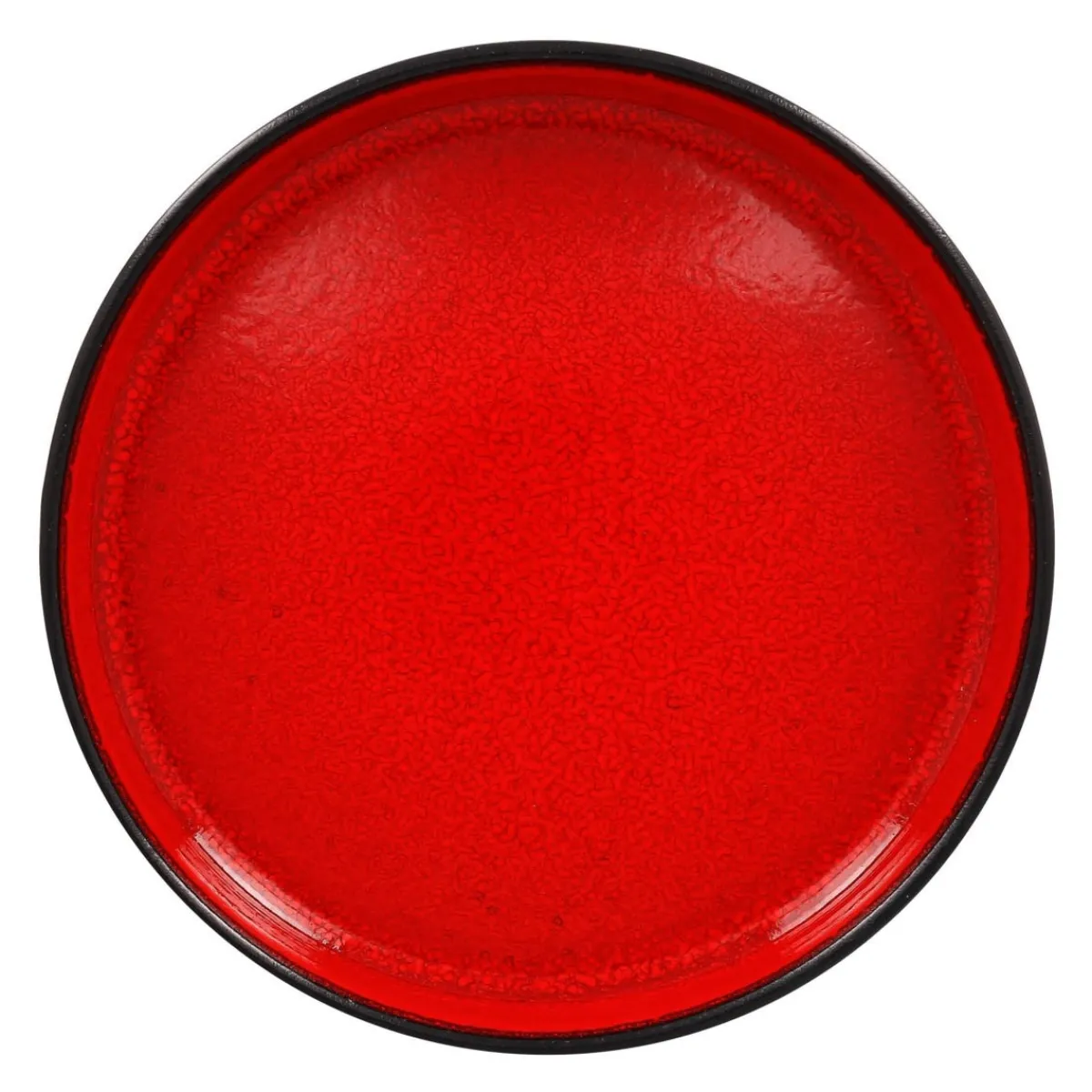 RAK Assiette creuse rond rouge porcelaine vitrifiée Ø 19,9 cm Fire Best