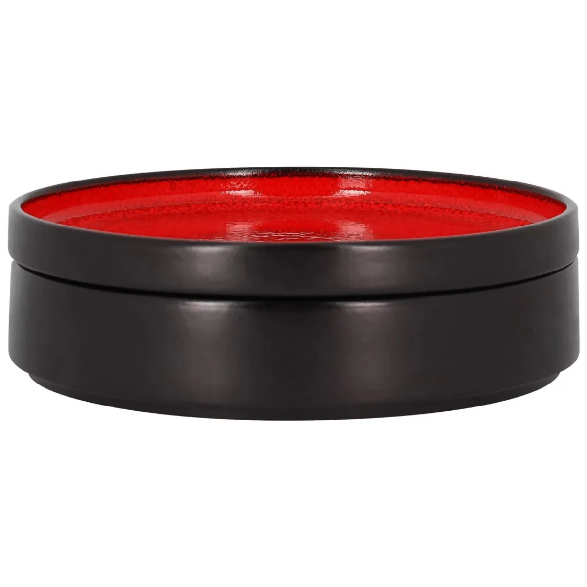 RAK Assiette creuse rond rouge porcelaine vitrifiée Ø 19,9 cm Fire Best