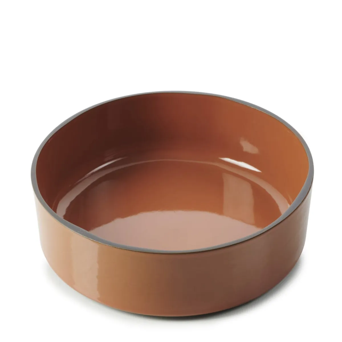 Assiette creuse rond rouge porcelaine culinaire Ø 17 cm Caractère - REVOL Outlet