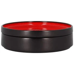 RAK Assiette creuse rond rouge porcelaine vitrifiée Ø 22,8 cm Fire Hot