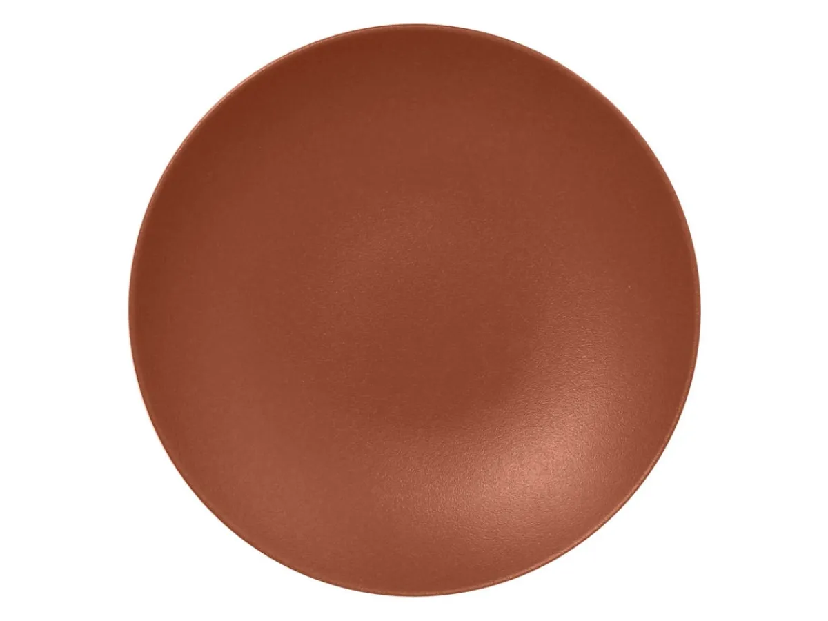 Assiette creuse rond rouge porcelaine vitrifiée Ø 25,9 cm Neo Fusion - RAK Clearance