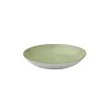 CHURCHILL Assiette creuse rond Sage Green porcelaine vitrifiée Ø 18,2 cm Stonecast Sage