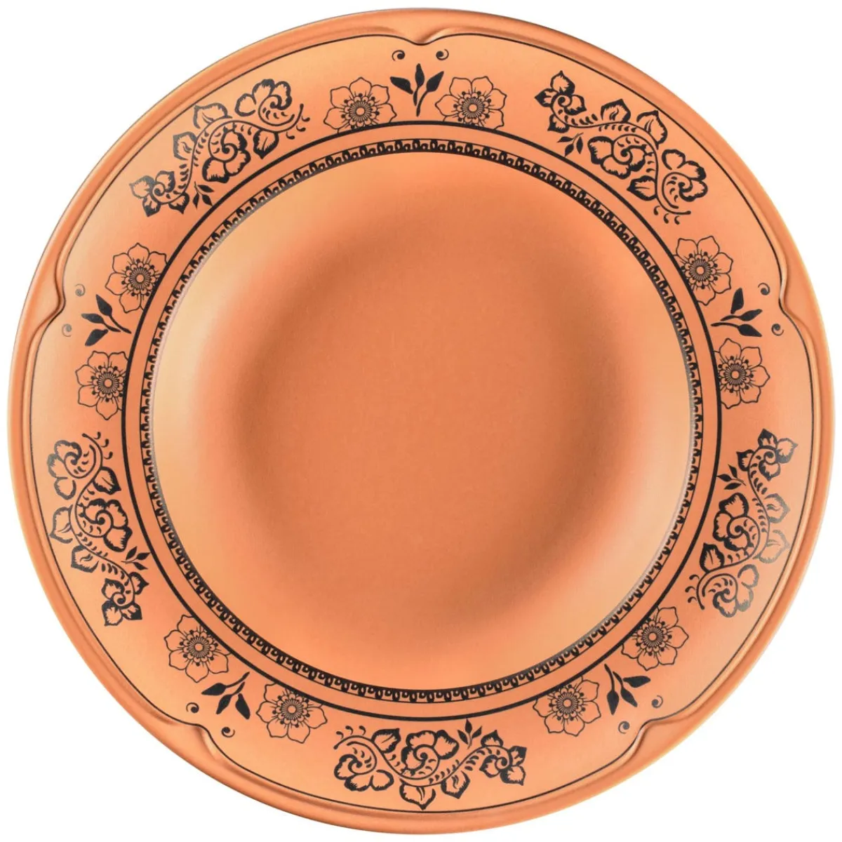 Assiette creuse rond Tero Décor Alexandria porcelaine Ø 30 cm Earth - RAK Outlet