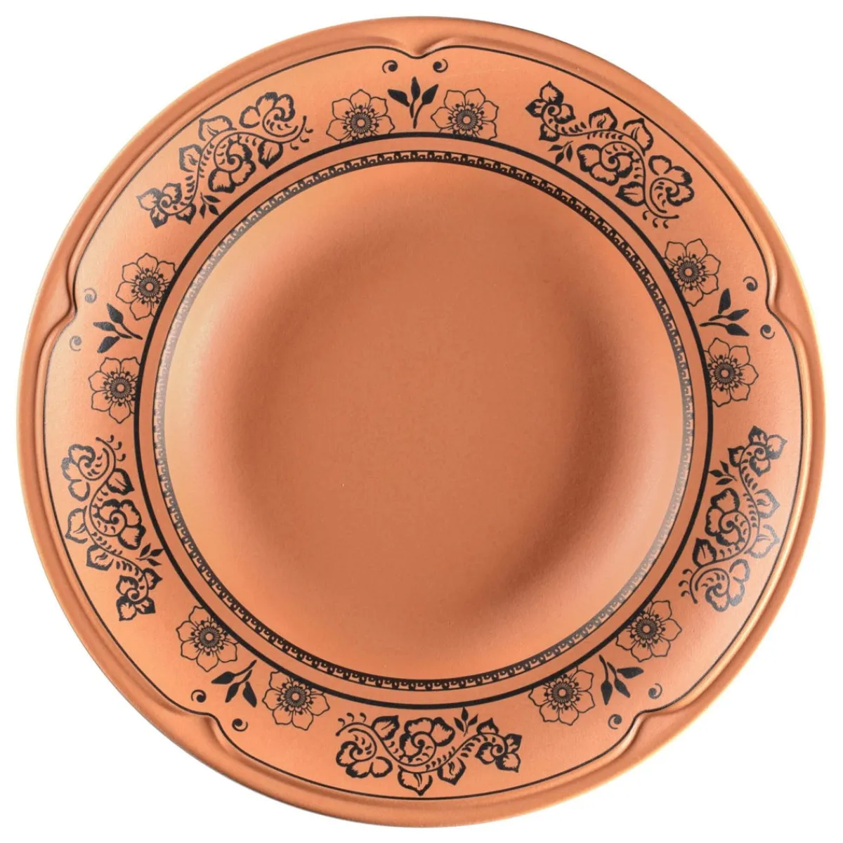 RAK Assiette creuse rond Tero Décor Alexandria porcelaine Ø 23,8 cm Earth