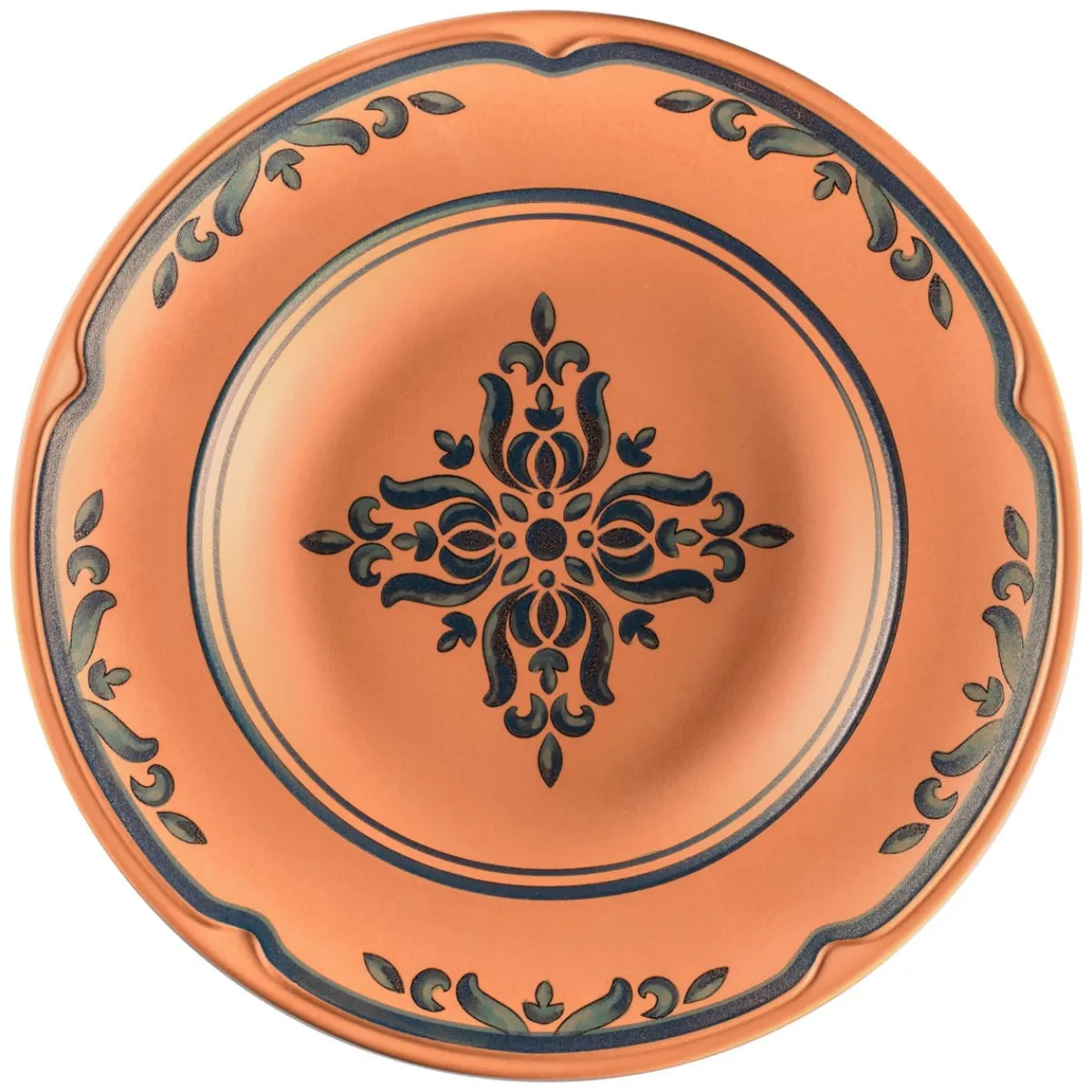 Assiette creuse rond Tero Décor Ostia porcelaine Ø 30 cm Earth - RAK Best