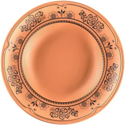 RAK Assiette creuse rond Tero Décor Alexandria porcelaine Ø 26 cm Earth Discount