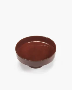 SERAX Assiette creuse rond Venetian red grès émaillé Ø 25 cm La Mère Best