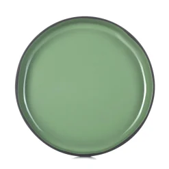 REVOL Assiette creuse rond vert porcelaine culinaire Ø 23 cm  Caractère Online