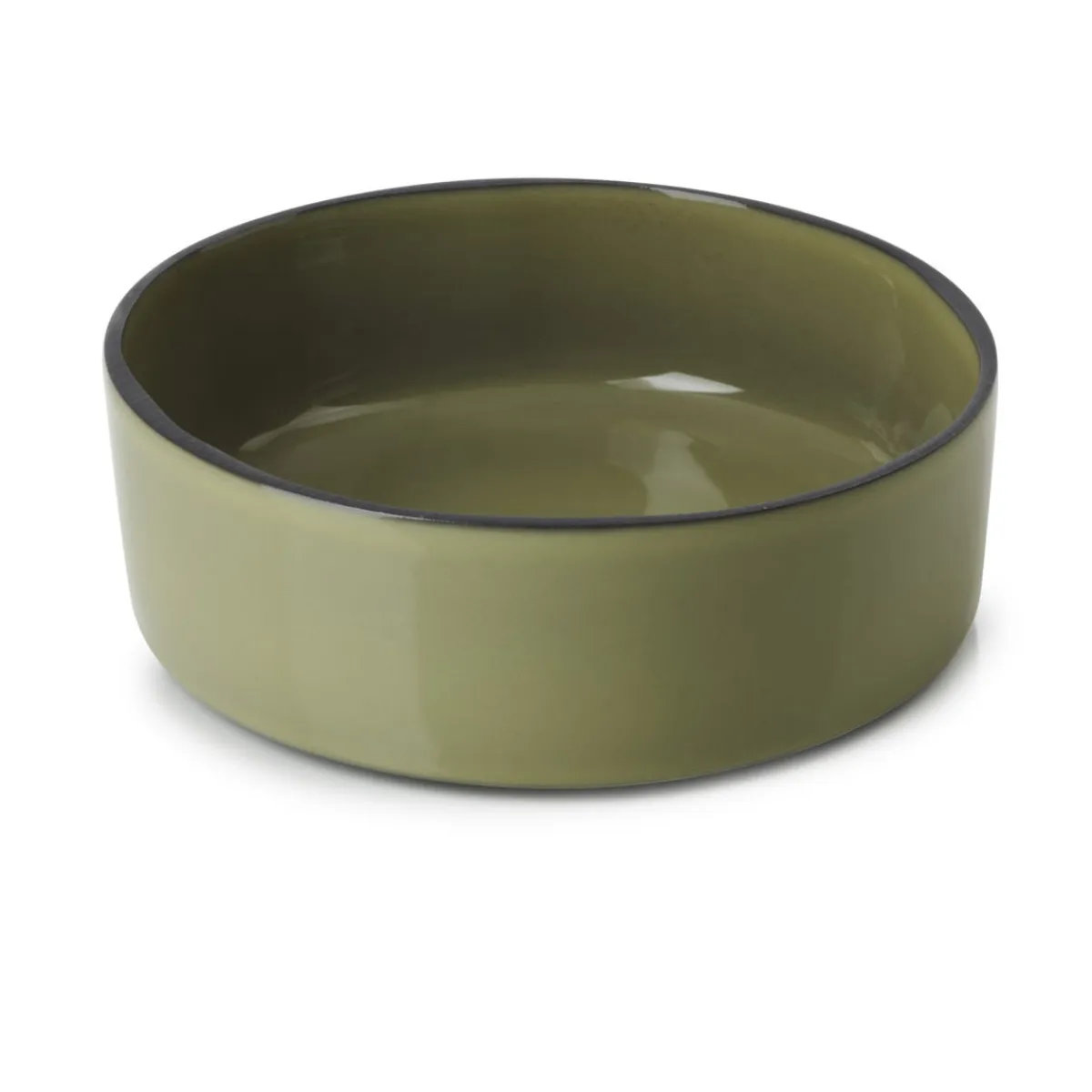 REVOL Assiette creuse rond vert porcelaine culinaire Ø 14 cm Caractère Discount