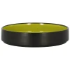 Assiette creuse rond vert porcelaine vitrifiée Ø 19,9 cm Fire - RAK Clearance