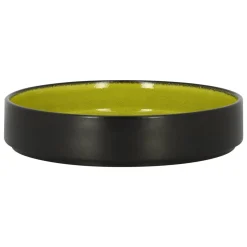 Assiette creuse rond vert porcelaine vitrifiée Ø 19,9 cm Fire - RAK Clearance