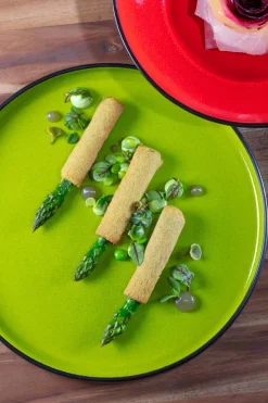 RAK Assiette creuse rond vert porcelaine vitrifiée Ø 27 cm Fire
