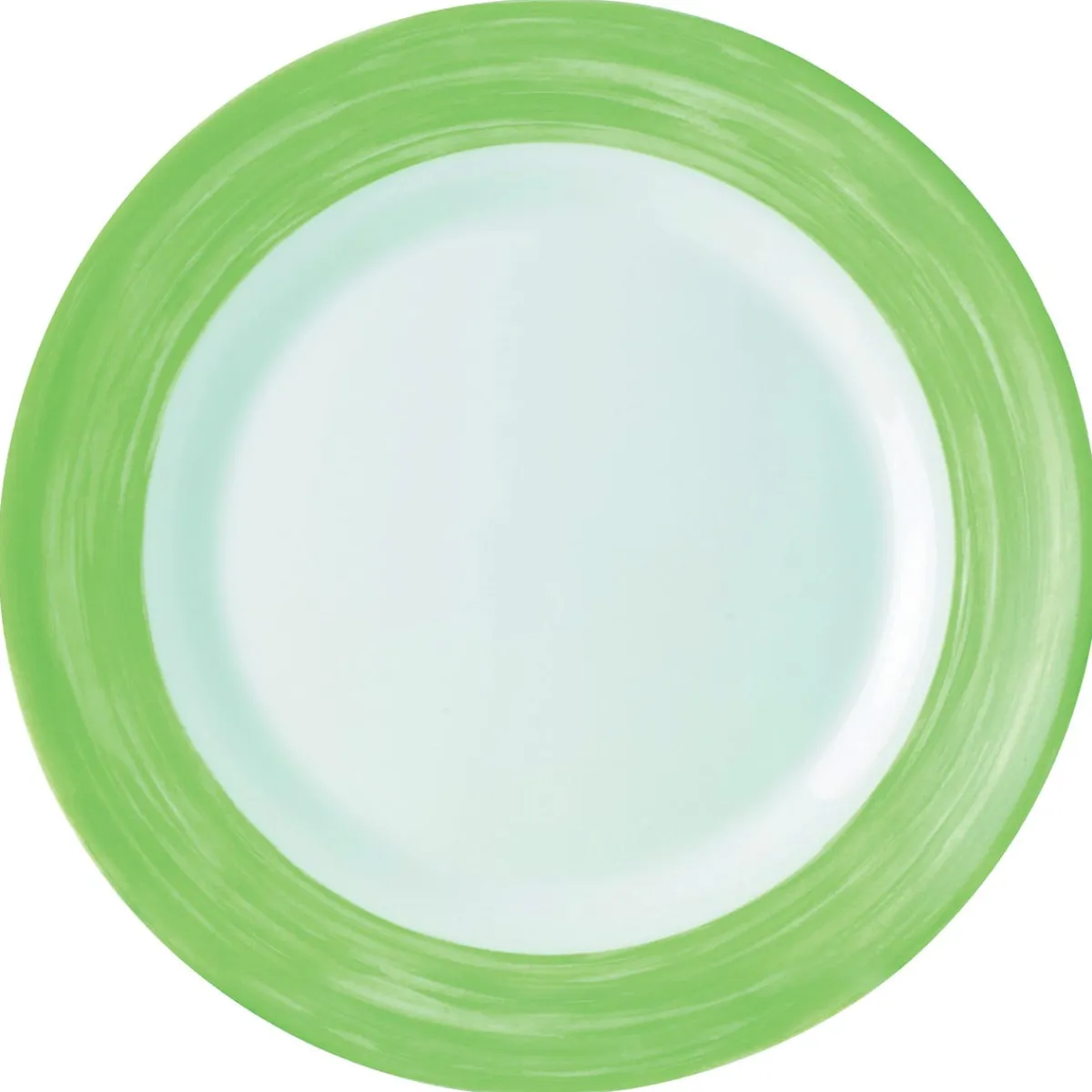 ARCOROC Assiette creuse rond vert verre opal Ø 22,5 cm Brush Online
