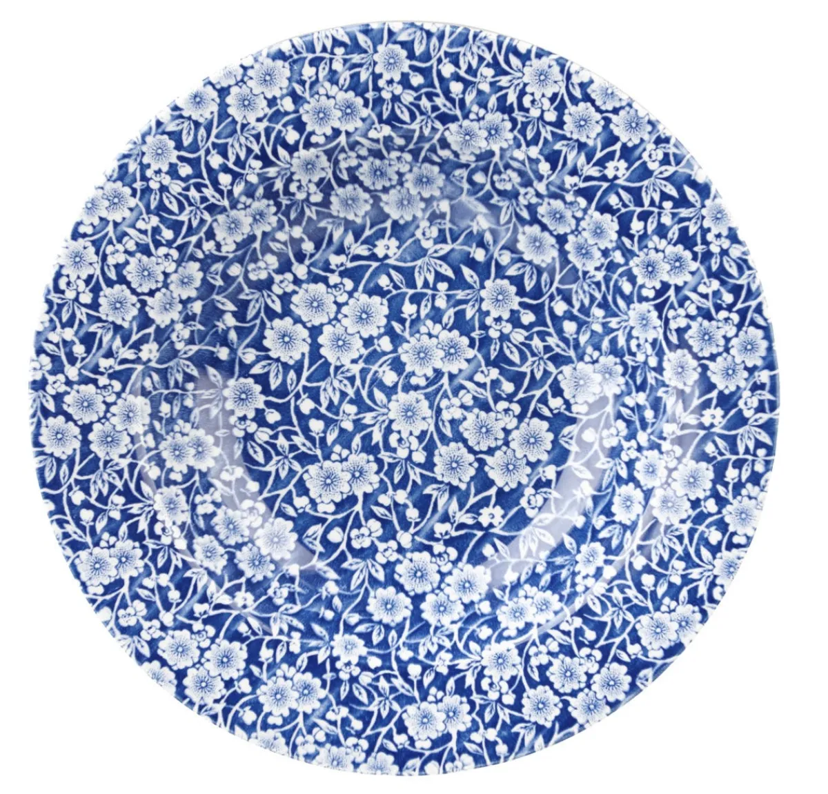 Assiette creuse rond Victorian Calico Bleu Prague porcelaine vitrifiée Ø 24,9 cm Vintage Prints Victorian Prague - CHURCHILL Online