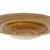 Assiette creuse rond Vintage Copper porcelaine vitrifiée Ø 28 cm Stonecast Patina - CHURCHILL Outlet
