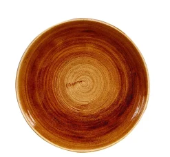 CHURCHILL Assiette creuse rond Vintage Copper porcelaine vitrifiée Ø 24,8 cm Stonecast Patina Online