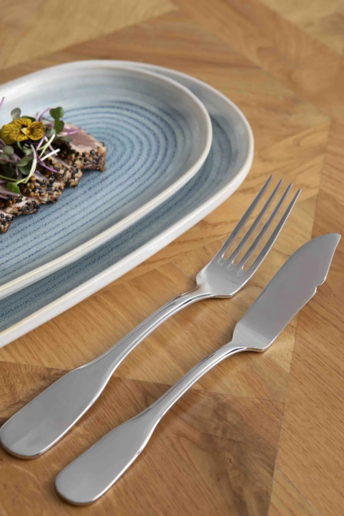 Assiette de présentation ovale ivoire grès émaillé 28 cm Pacific - PRO.MUNDI Discount