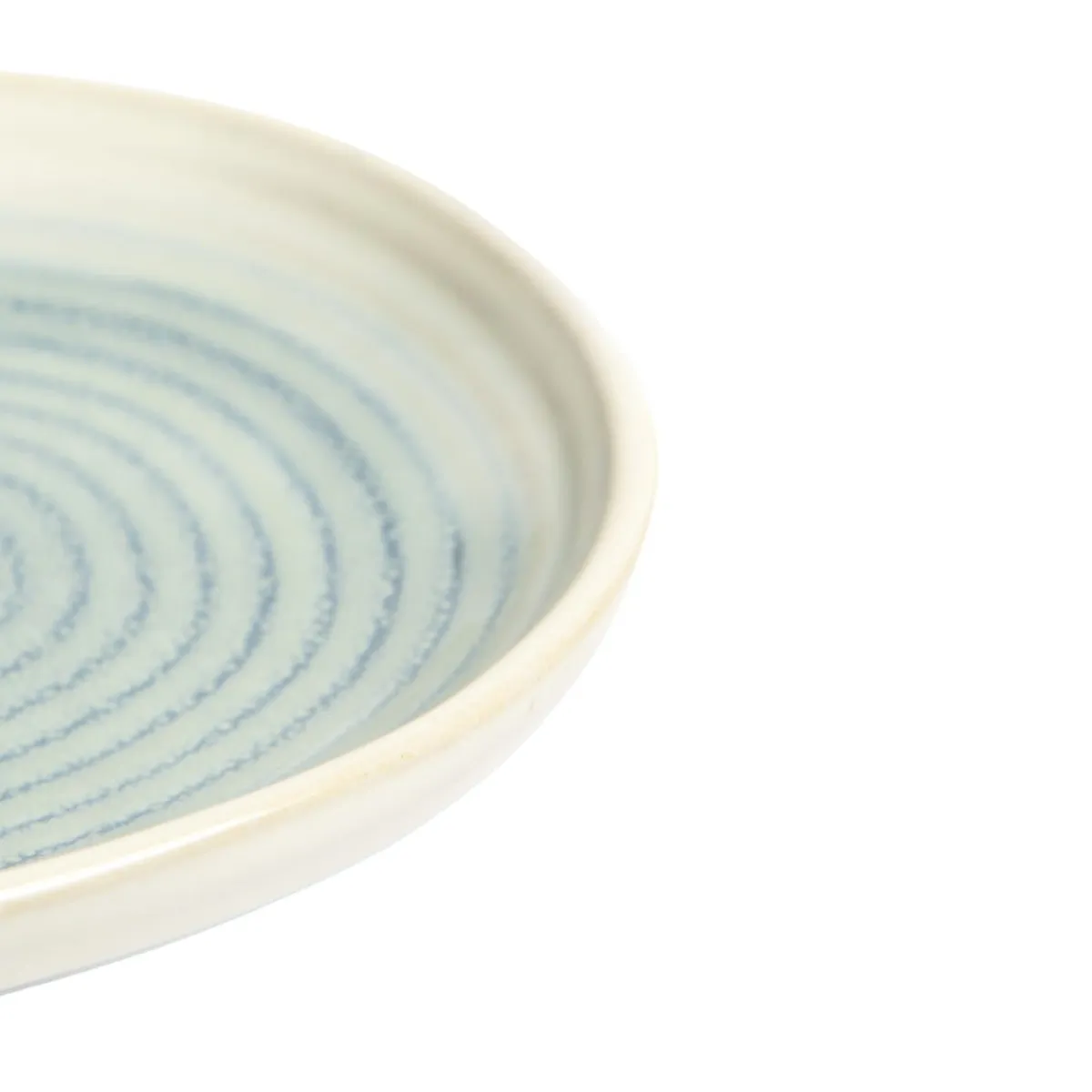PRO.MUNDI Assiette de présentation ovale ivoire grès émaillé 33,5 cm Pacific Hot