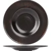 PROOF Assiette de présentation rond noir porcelaine Ø 30 cm Etna Clearance