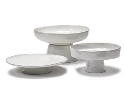 Assiette de présentation rond écru grès émaillé 30,5x30,5 cm La Mère - SERAX Online