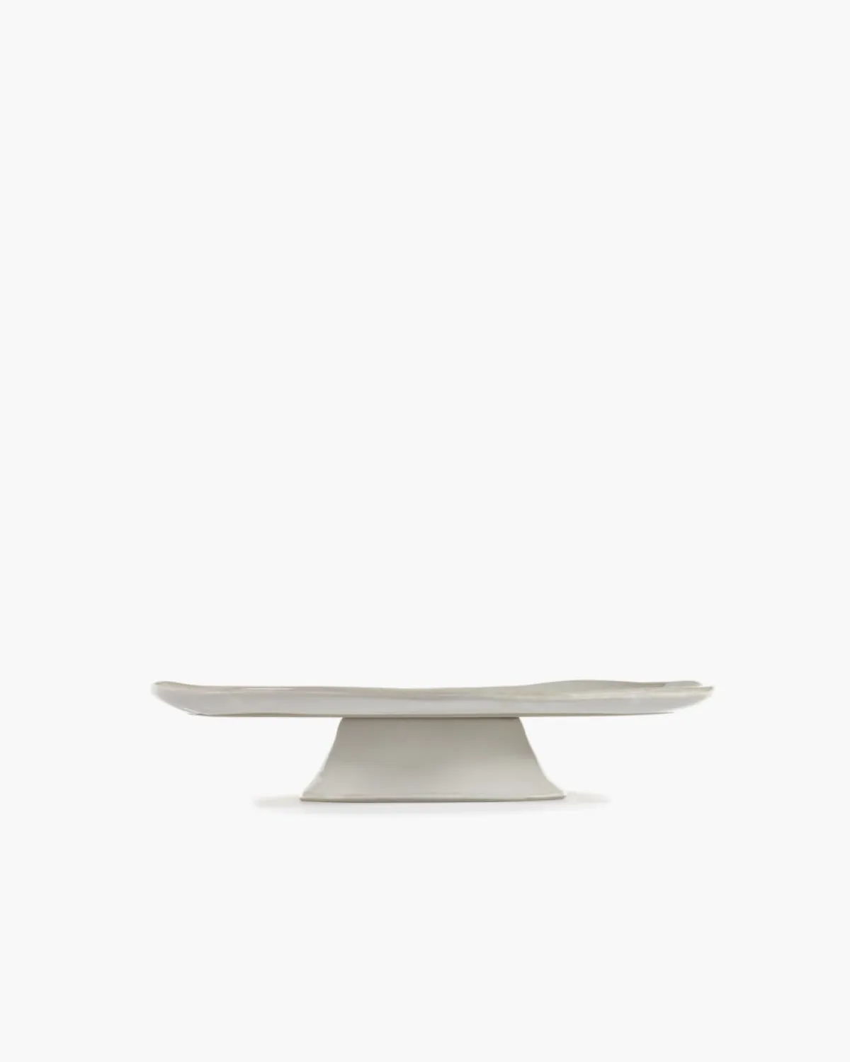 Assiette de présentation rond écru grès émaillé 30,5x30,5 cm La Mère - SERAX Online