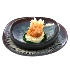Assiette à dessert irrégulier vert grès émaillé Ø 21,5 cm Gao - MEDARD DE NOBLAT Best