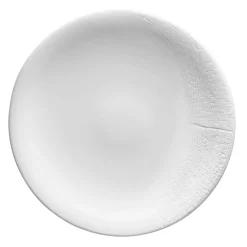 Assiette à dessert rond blanc porcelaine de limoges Ø 21,5 cm Supernature - DEGRENNE Clearance