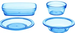 Assiette à dessert rond bleu copolyester Ø 13,4 cm Vaisselle Copolyester - SAINT ROMAIN New