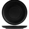 Assiette dessert rond noir porcelaine Ø 20 cm Tonati - PROOF Hot