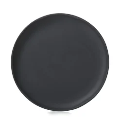 REVOL Assiette à dessert rond noir porcelaine culinaire Ø 21 cm  Caractère New