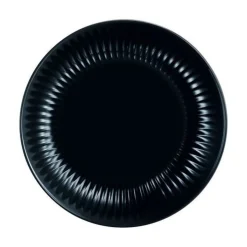 Assiette dessert rond noir verre Ø 19 cm Cottage - LUMINARC Discount