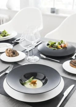 Assiette extra creuse rond blanc grès émaillé Ø 27 cm Chic & Mat - PRO.MUNDI Sale
