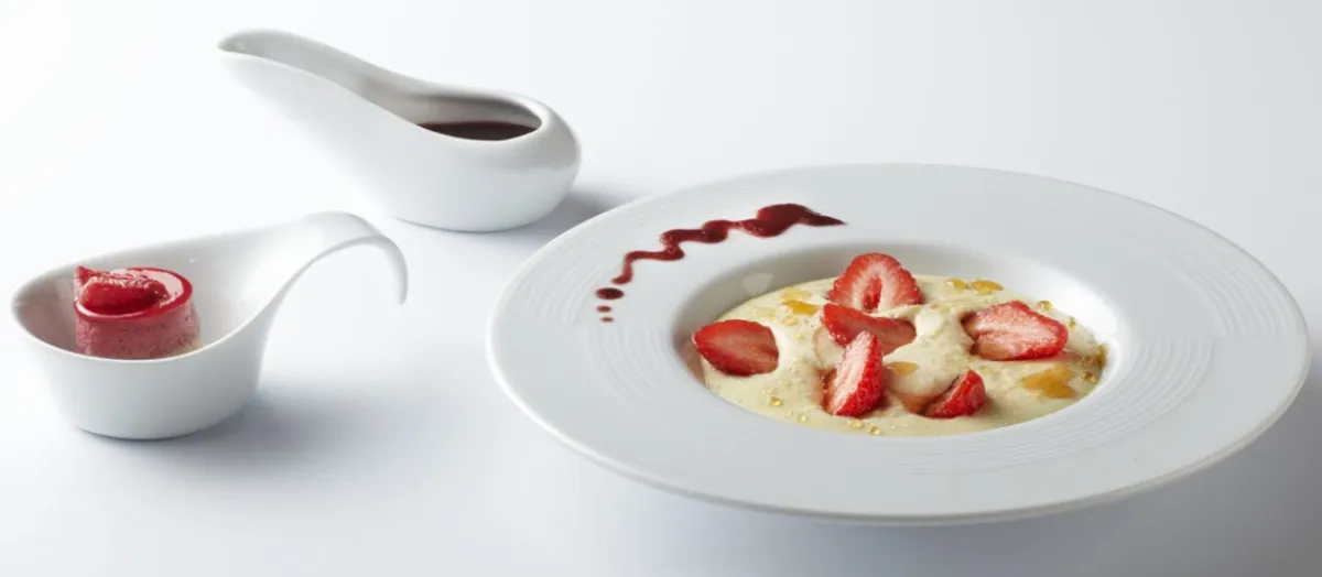 Aucune Assiette extra creuse rond blanc porcelaine Ø 27 cm Gourmet Sale