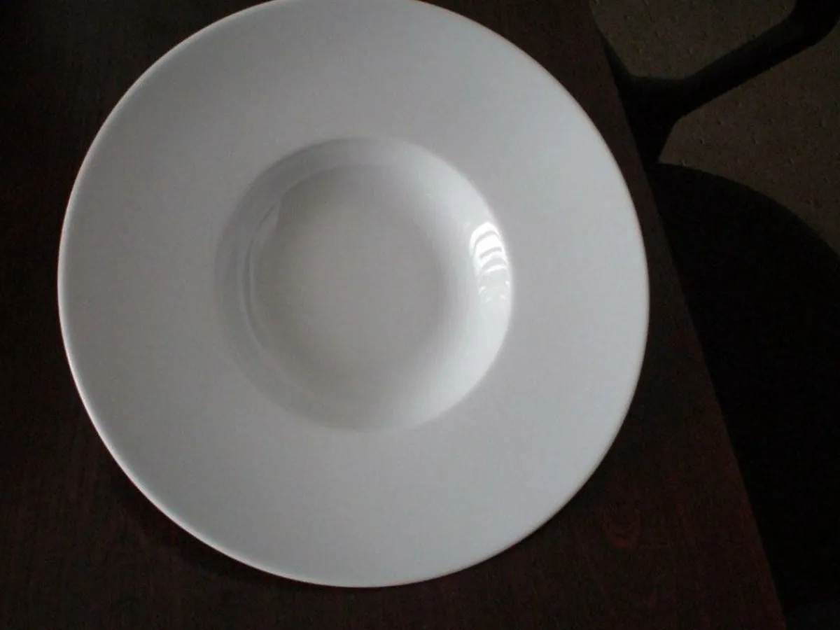 Assiette extra creuse rond blanc porcelaine Ø 27 cm Roma - Aucune Clearance