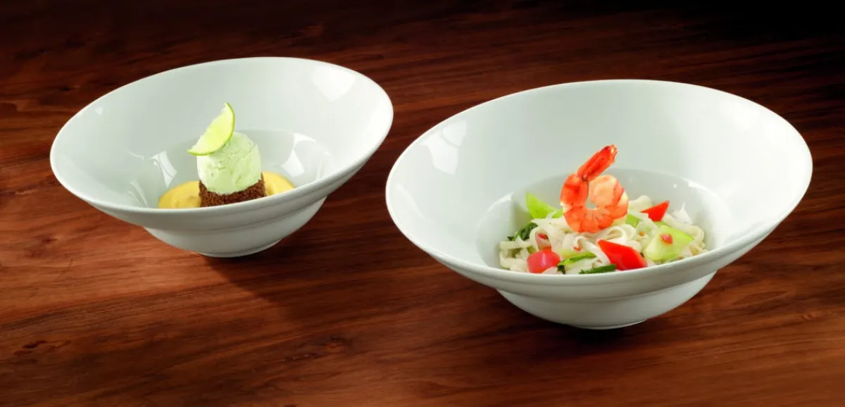 RAK Assiette extra creuse rond ivoire porcelaine vitrifiée Classic Gourmet