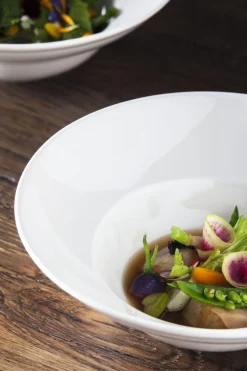 RAK Assiette extra creuse rond ivoire porcelaine vitrifiée Classic Gourmet