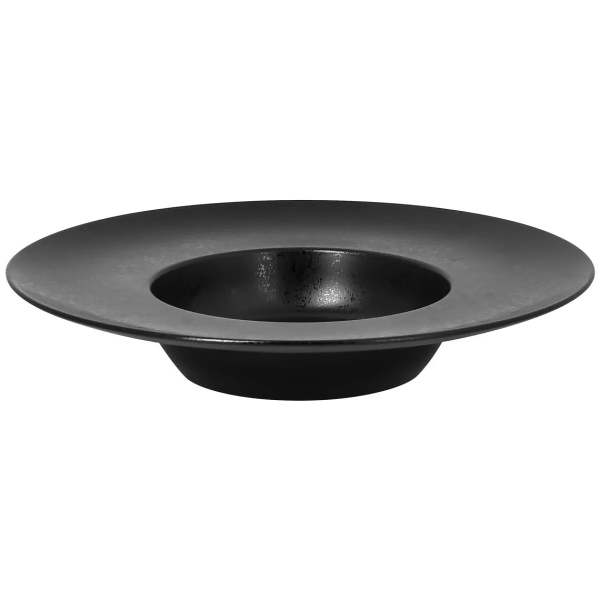Assiette extra creuse rond noir porcelaine vitrifiée Ø 29 cm Chill - RAK Hot