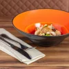 RAK Assiette extra creuse rond orange porcelaine vitrifiée Ø 26,1 cm Fire Discount
