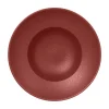 RAK Assiette extra creuse rond rouge porcelaine vitrifiée Ø 26,1 cm Neo Fusion Outlet