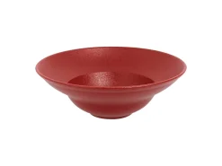 RAK Assiette extra creuse rond rouge porcelaine vitrifiée Ø 26,1 cm Neo Fusion Outlet