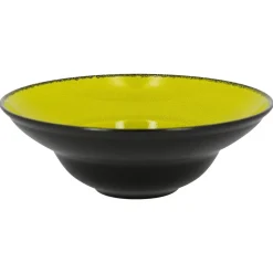 RAK Assiette extra creuse rond vert porcelaine vitrifiée Ø 26,1 cm Fire Discount