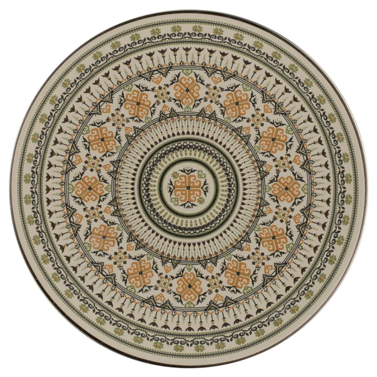 RAK Assiette extra plate rond Argila Décor Genoa porcelaine Ø 20,5 cm Earth Hot