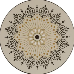 RAK Assiette extra plate rond Argila Décor Cartagena porcelaine Ø 29 cm Earth