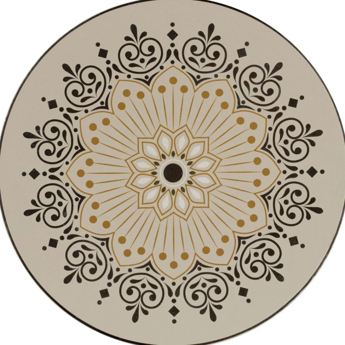 RAK Assiette extra plate rond Argila Décor Cartagena porcelaine Ø 29 cm Earth
