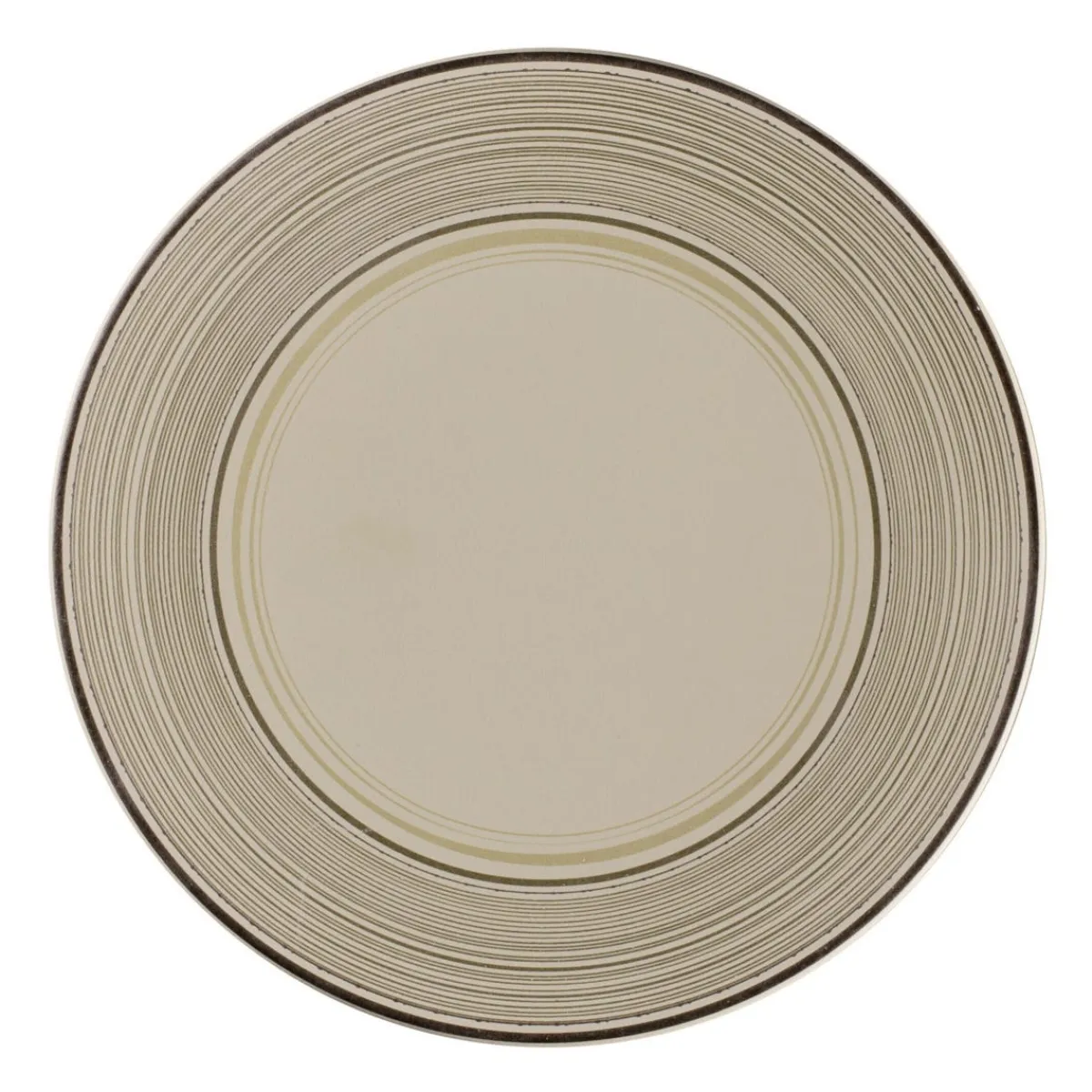 Assiette extra plate rond Argila Décor Larissa porcelaine Ø 18,7 cm Earth - RAK Discount