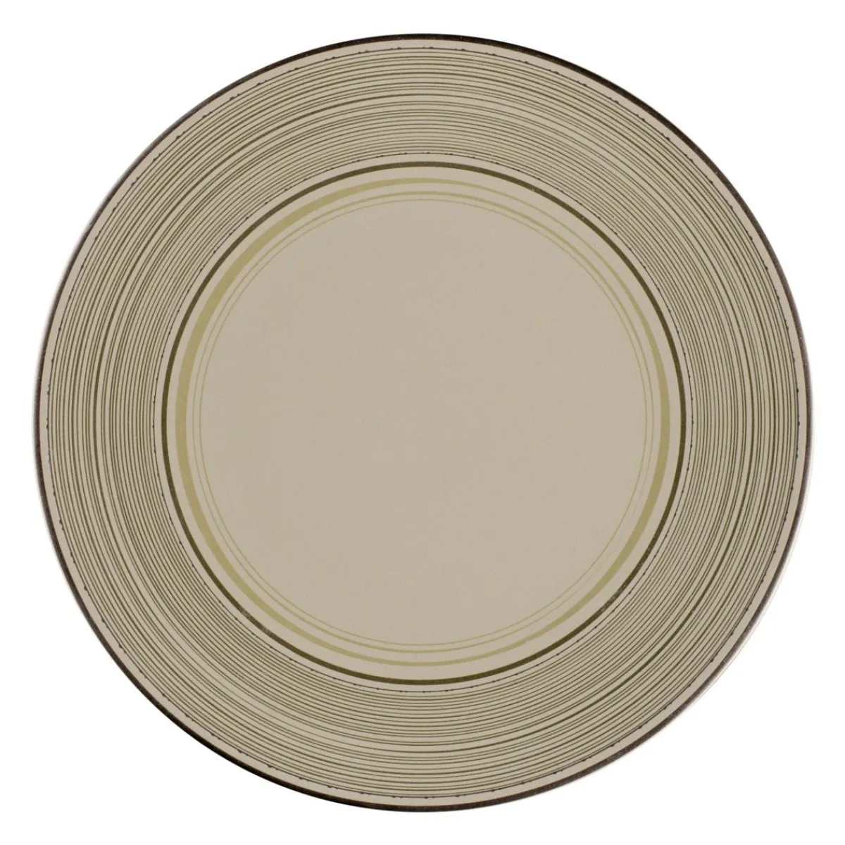 Assiette extra plate rond Argila Décor Larissa porcelaine Ø 23,6 cm Earth - RAK