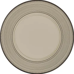 Assiette extra plate rond Argila Décor Larissa porcelaine Ø 26,5 cm Earth - RAK Outlet