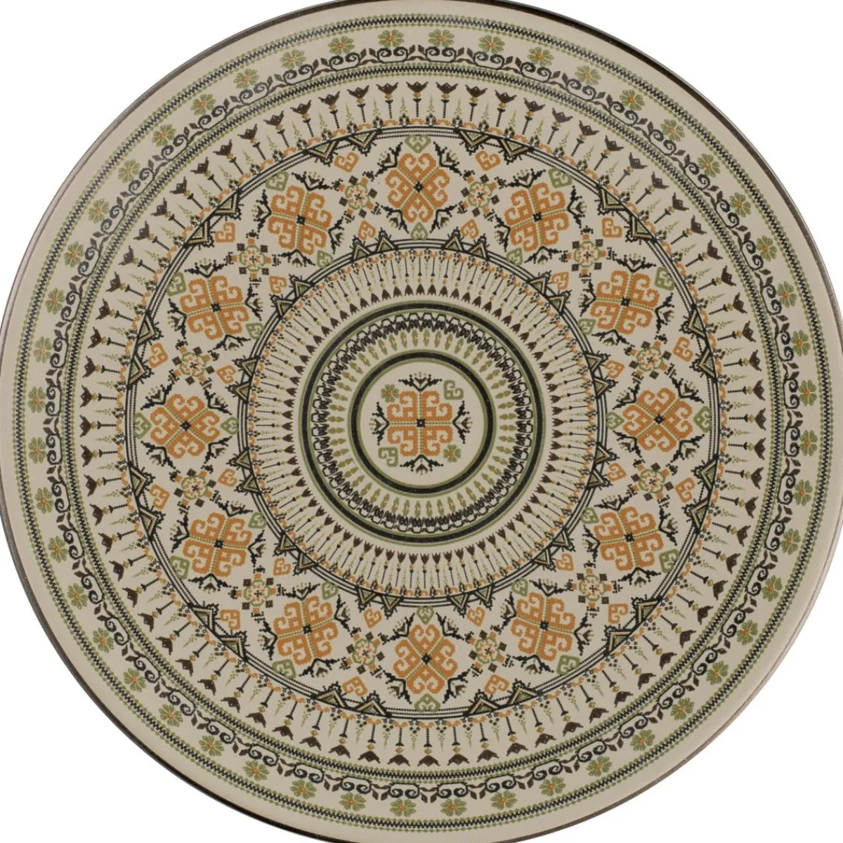 RAK Assiette extra plate rond Argila Décor Genoa porcelaine Ø 29 cm Earth Discount