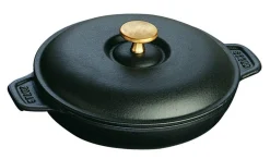 Assiette fonte d'acier Sans revêtement Avec couvercle Ø 20 cm 8,6 cm 0,75 L - STAUB Outlet