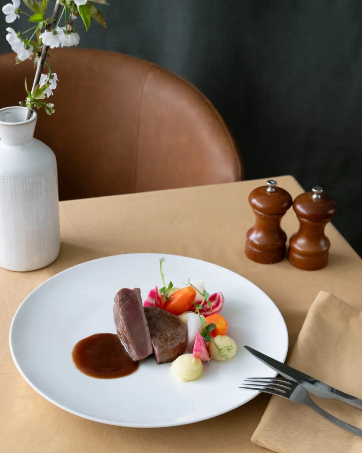 ACCOLADE Assiette gastro creuse rond blanc porcelaine Ø 25 cm Gusto Clearance